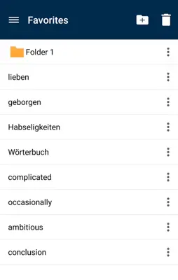 Collins German Dictionary android App screenshot 9