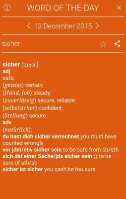 Collins German Dictionary android App screenshot 10