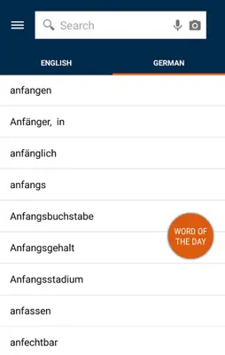 Collins German Dictionary android App screenshot 11