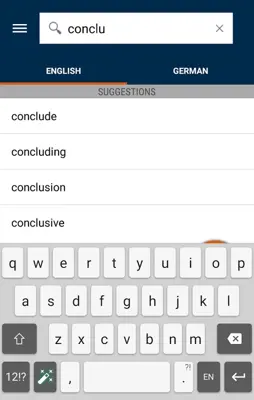 Collins German Dictionary android App screenshot 12