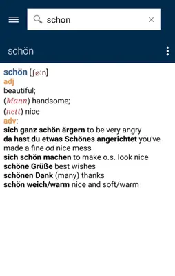 Collins German Dictionary android App screenshot 14