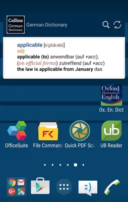 Collins German Dictionary android App screenshot 8